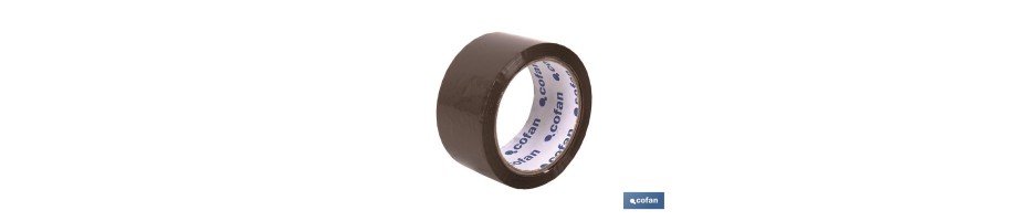 Precinto en rollo polipropileno marrón