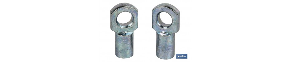 Accesorio ojal muelle neumático de 8 mm 2 uds