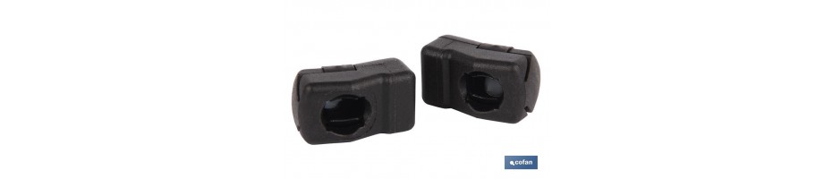 Accesorio rótula 15º muelle neumático 8 mm 2 uds