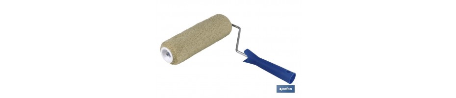 Rodillo hilo superficies rugosas