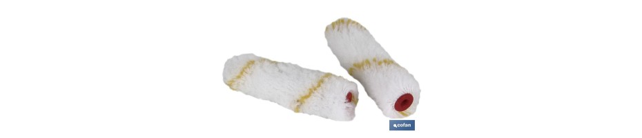 Pack 2 recambios para mini rodillo para paredes lisas