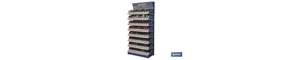 Expositor de ruedas 80 gavetas