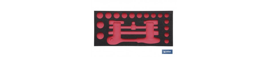 Separador espuma Vasos 1/2