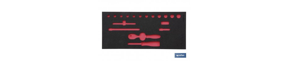 Separador espuma carraca 1/4