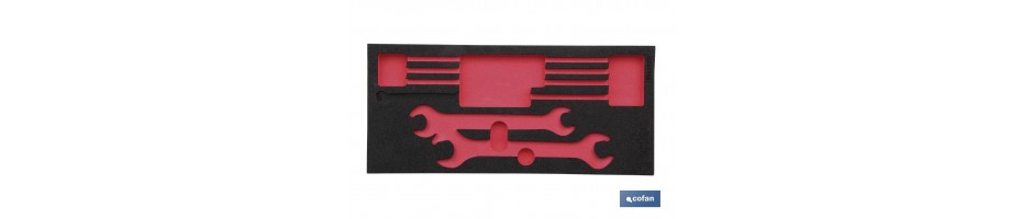 Separador espuma llaves fijas