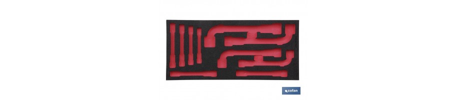 Separador espuma llaves pipa