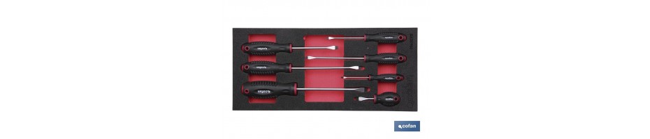 Módulo destornilladores planos