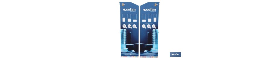 Laterales expositor góndola