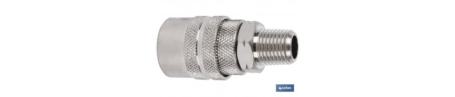 Enchufe rápido rosca macho