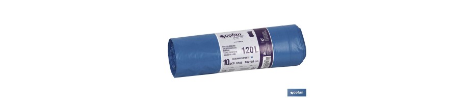 Bolsas de Basura Azules 90 x 110 cm / 10 pcs