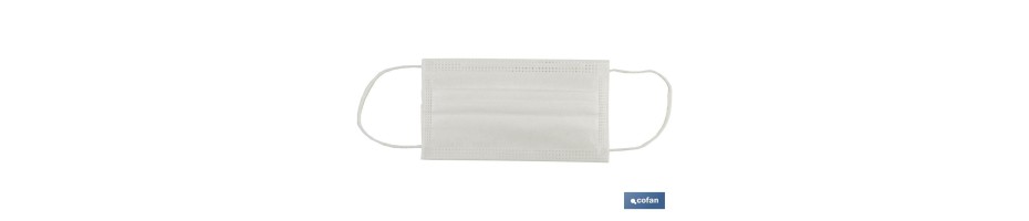 Pack 50 Mascarillas Quirúrgicas desechables no tejidas 3 capas EN 14683 tipo ll