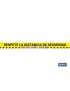 Vinilo de suelo Respete la distancia de seguridad