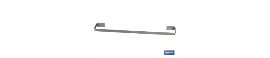 Toallero de acero inoxidable Mod. Madeira