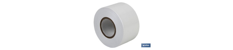 Cinta Aislante de PVC Blanco 0,15 mm x 50 mm x 33 m