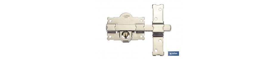 Cerrojo LLave Niquelado