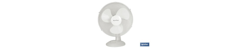 Ventilador Blanco Modelo Solano de 3 velocidades