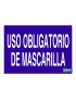 Uso obligatorio de mascarilla Texto