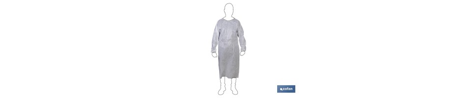 Bata blanca Polipropileno Tipo 6
