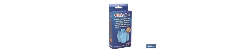 Caja Dispensadora de 10 Guantes Ambidiestros sin Polvillo