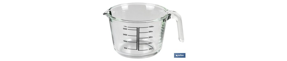 Jarra medidora de vidrio borosilicato Mod. Baritina