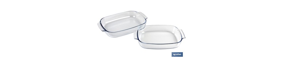 Set de 2 fuentes ovales anchas Mod. Baritina