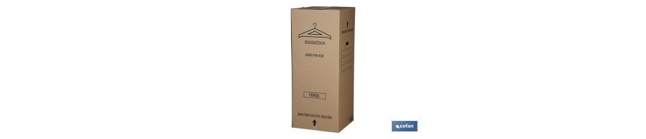 Caja armario para mudanzas