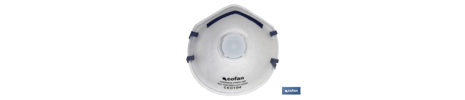Mascarilla Protección con válvula FFP2 NR
