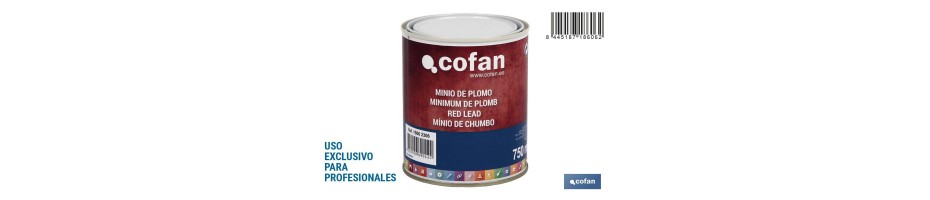 Minio de Plomo (USO EXCLUSIVO PARA PROFESIONALES)