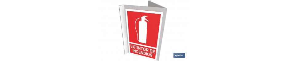 Señal Panorámica EXTINTOR + Texto