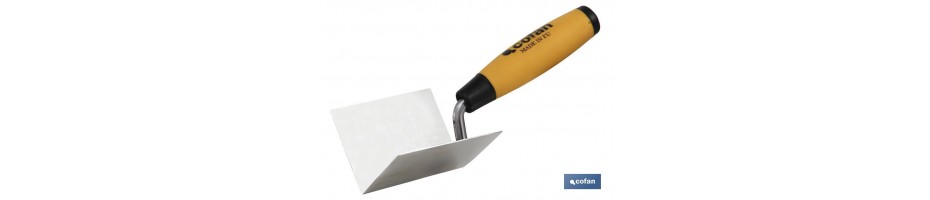 Llana Inox. para Esquinas interiores con Mango Bicomponente