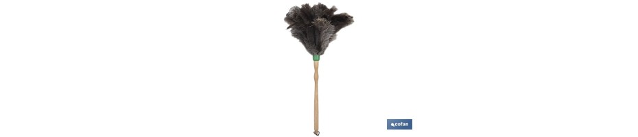 Plumero de pluma de avestruz