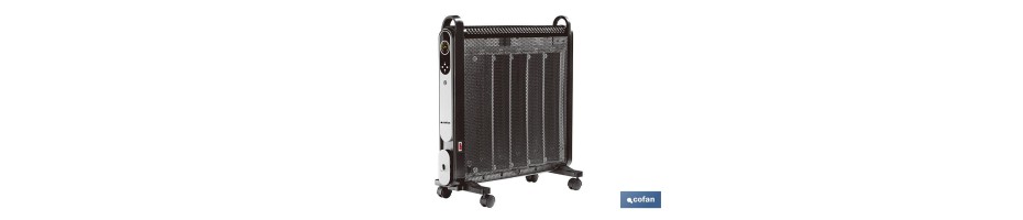 Radiador de Mica con Temporizador- Mando Modelo Astana