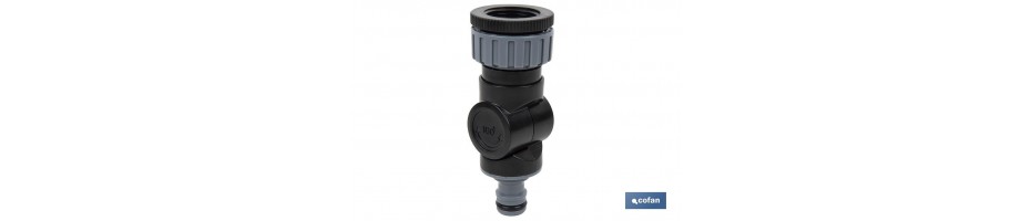 Conector flexible para riego