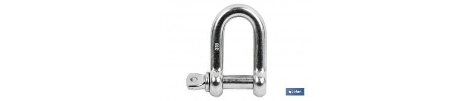 Grillete Recto Galvanizado