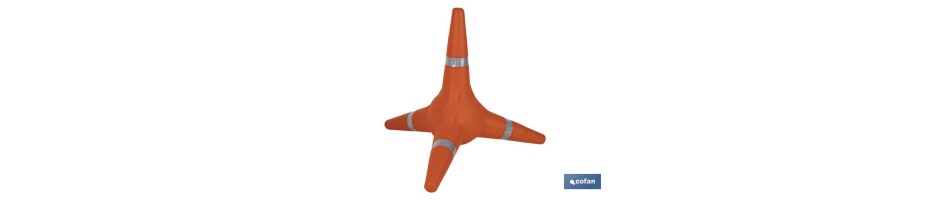 Cono Tetrápodo Reflectante 380 mm