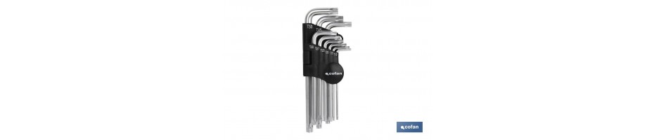 Set llaves Torx (9 unidades)