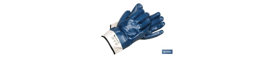 Guantes de Nitrilo Americano Azul