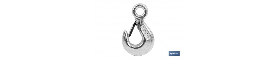 Gancho DIN-689 con Seguro