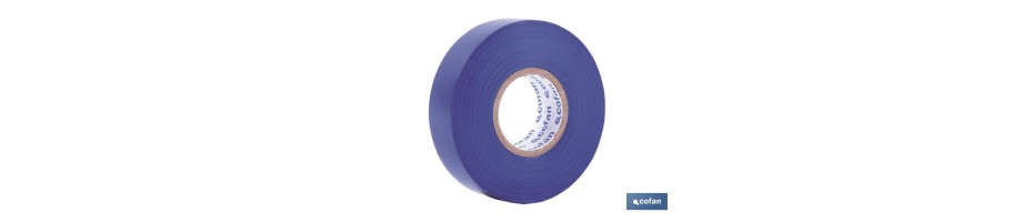 Cinta Aislante Azul de PVC 20m x 19mm