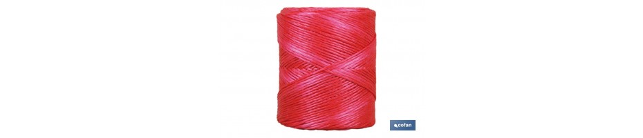 Hilo de Rafia Sintética Rojo