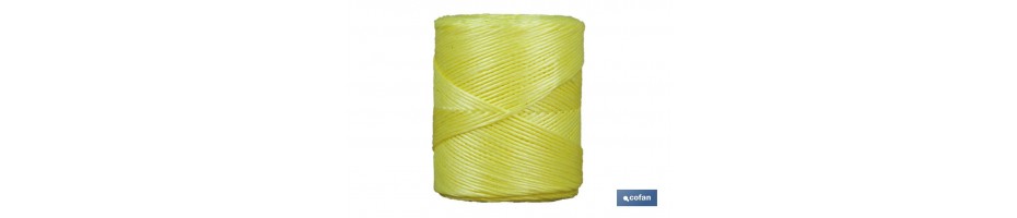 Hilo de Rafia Sintética Amarillo