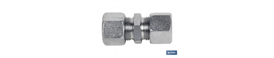 Racor Metálico Recto