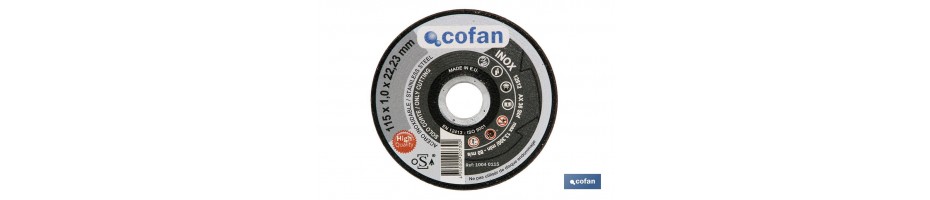 Discos Extrafinos para Acero INOX