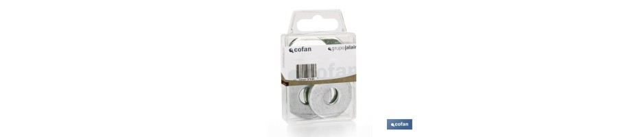 Arandelas Planas Ala Ancha DIN 9021 Blíster Estándar