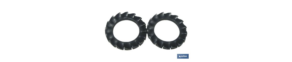 Arandelas Elásticas en Abanico Dentado Exterior DIN 6798 Blíster Estándar
