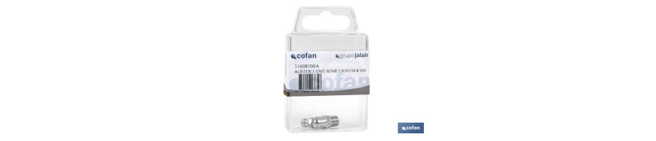 Engrasador Semicurvo 45° Blíster Estándar