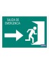 Salida emergencia Derecha Texto