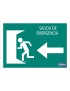 Salida emergencia Izquierda texto