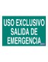 Uso Exclusivo Salida de Emergencia