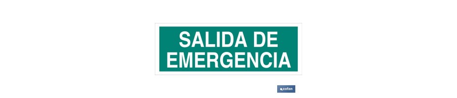 Salida de Emergencia Texto